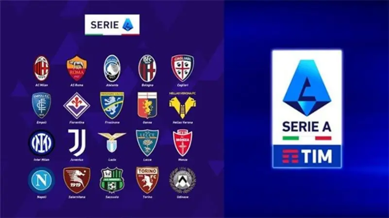 Giải bóng đá Ý có 20 đội tham gia với 38 vòng đấu
